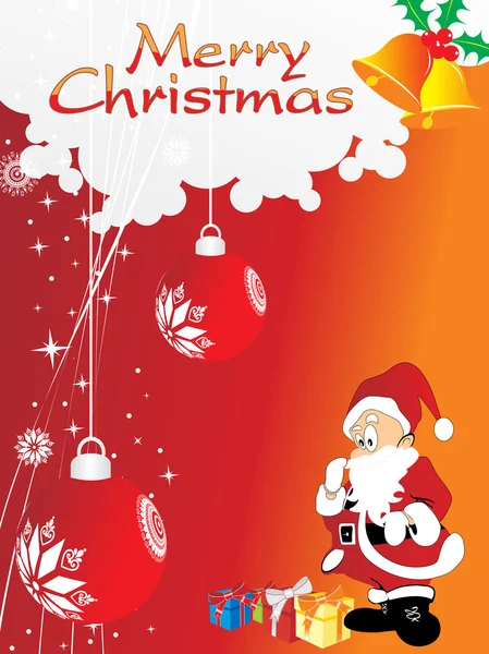 Background for merry christmas — Stock Vector