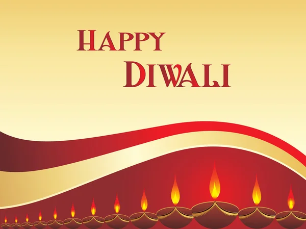 Hintergrund für Diwali-Feier — Stockvektor