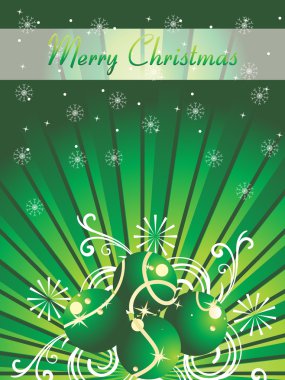 Illustration for merry xmas celebration clipart