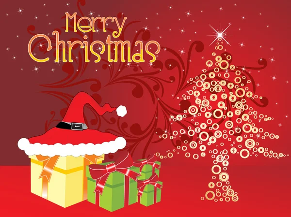 Wesoły Boże Narodzenie celebracja ilustracja — Wektor stockowy