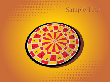 dart tahtası ile arka plan