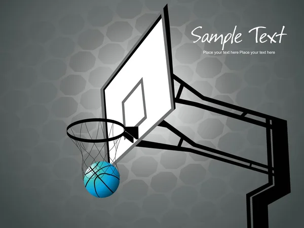 stock vector Basketball background