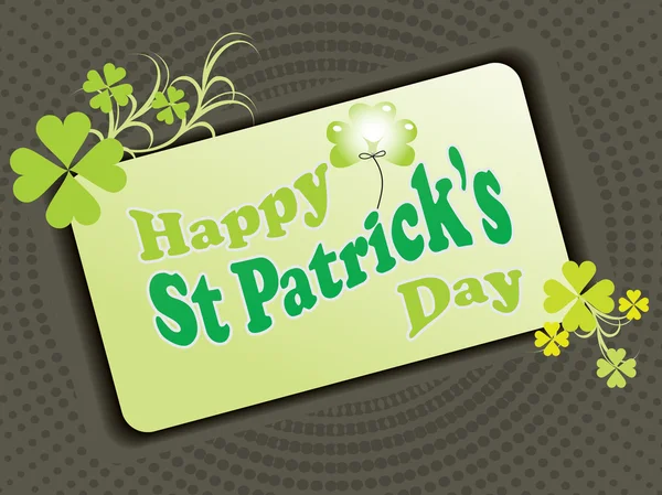 Background for happy st patrick day — Stock Vector