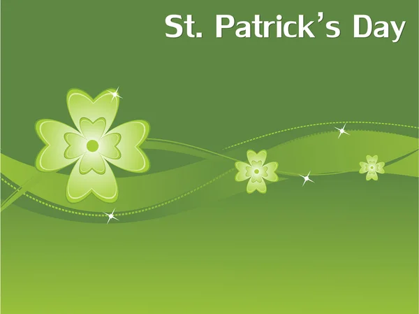 Background for happy st patrick day — Stock Vector