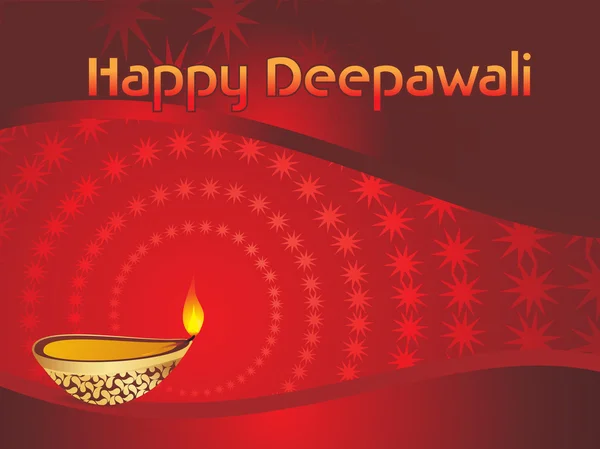 Illustration for deepavali celebration — Stock Vector