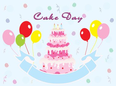 Illustration for birthday party clipart