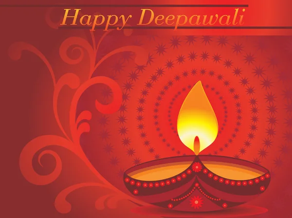 Εικονογράφηση για τον εορτασμό diwali — Διανυσματικό Αρχείο