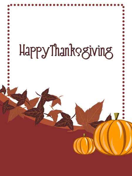 Illustration for happy thanksgiving day — Stock Vector