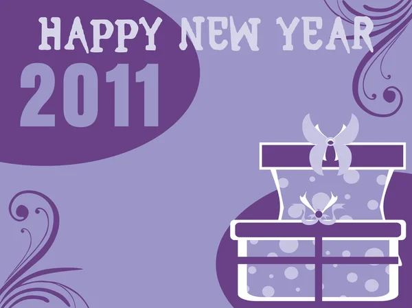 Wallpaper for new year 2011 — Stock Vector