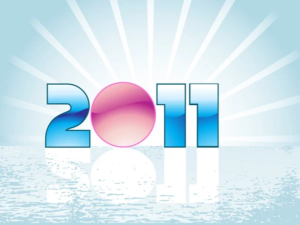 Tapety na nowy rok 2011 — Wektor stockowy