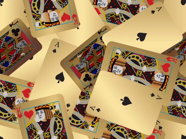 Collection de cartes à jouer — Image vectorielle