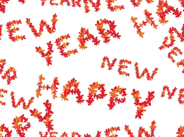 Beau papier peint pour la nouvelle année — Image vectorielle