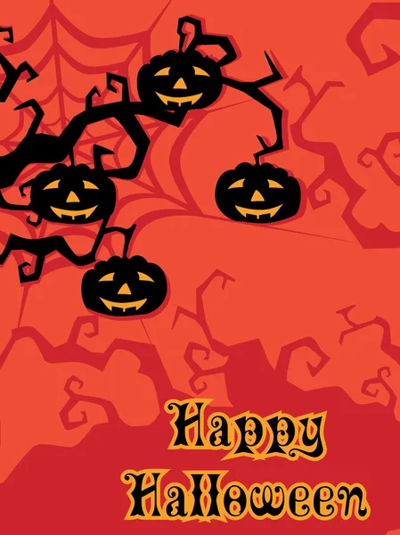 Illustratie voor happy halloween-viering — Stockvector
