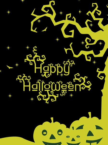 Illustration för happy halloween firande — Stock vektor