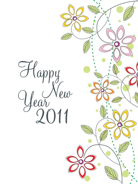 Шпалери на Новий рік 2011 — стоковий вектор