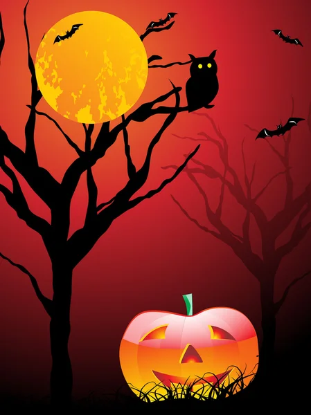 Illustration pour la célébration d'Halloween — Image vectorielle