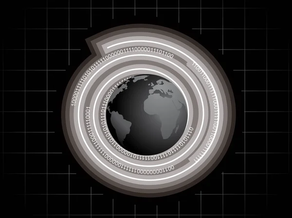 Tapeter, globe bakgrund — Stock vektor
