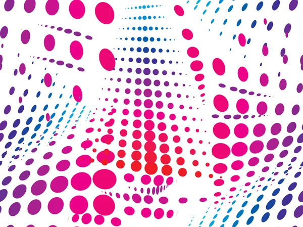 Fond de motif pointillé coloré — Image vectorielle