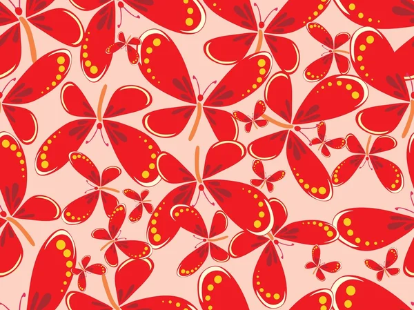 Beau fond motif papillon — Image vectorielle