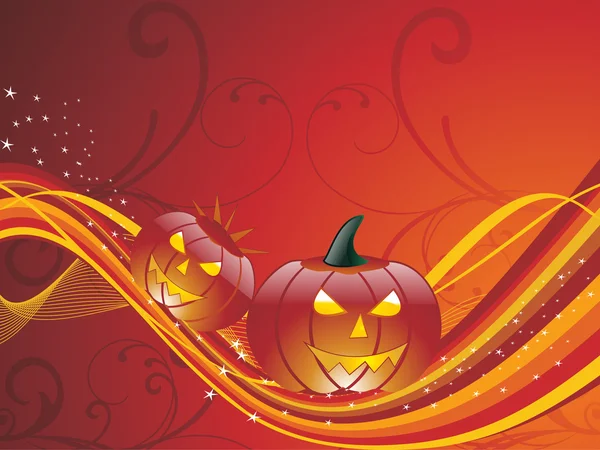 Contexte pour la célébration d'Halloween — Image vectorielle