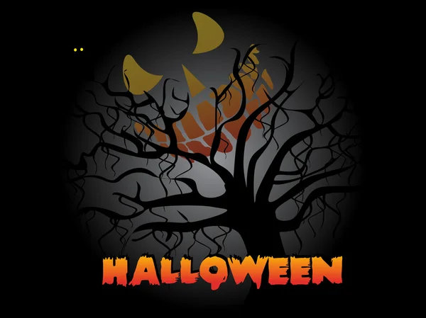 Spaventoso halloween sfondo — Vettoriale Stock