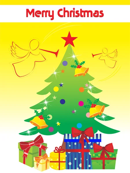 Ilustracja do wesoły Boże Narodzenie celebracja — Wektor stockowy