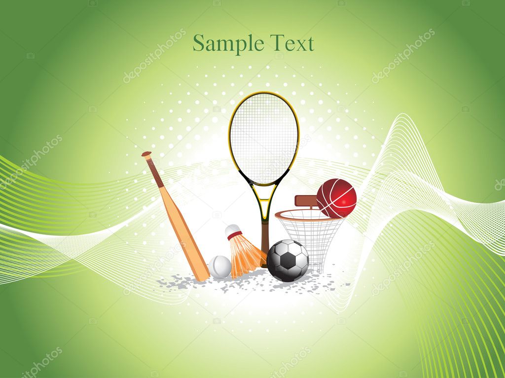 Vector sports background Stock Vector Image by ©alliesinteract #4154348