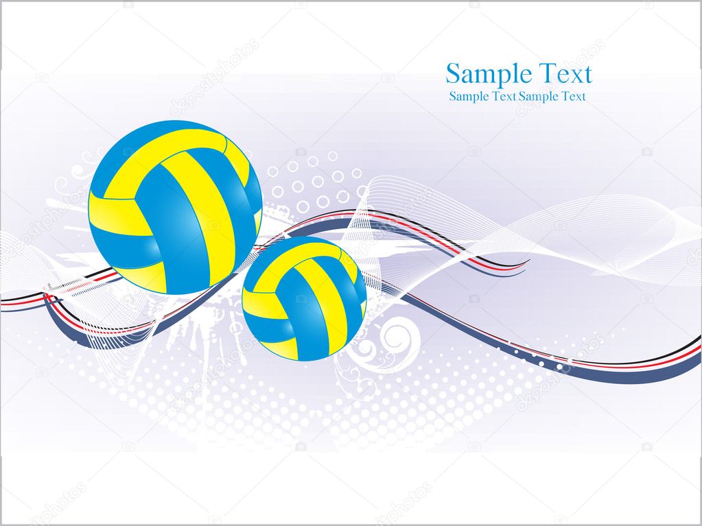 Grungy background with volleyball, arrowhead — Stock Vector ...
