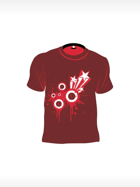 Ilustración vectorial de camiseta aislada — Vector de stock