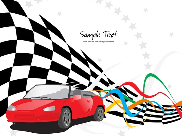 Vector sport race background — Stock Vector