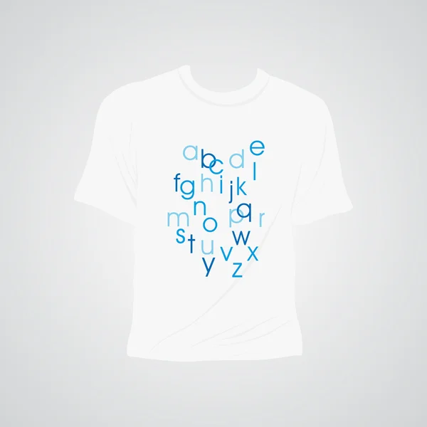 Illustration vectorielle du t-shirt isolé — Image vectorielle