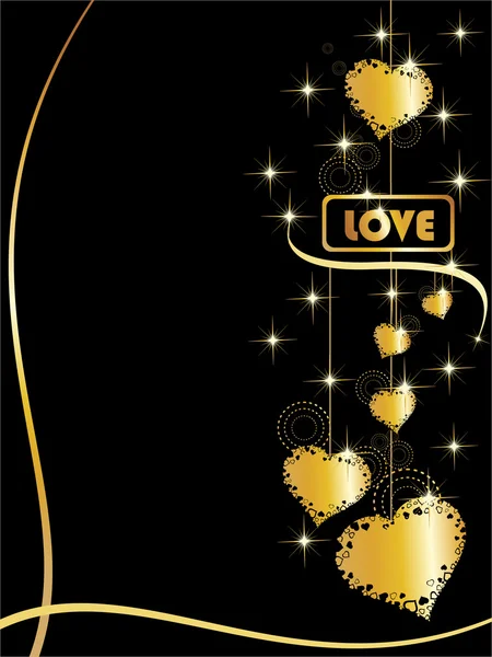 Résumé fond d'amour — Image vectorielle