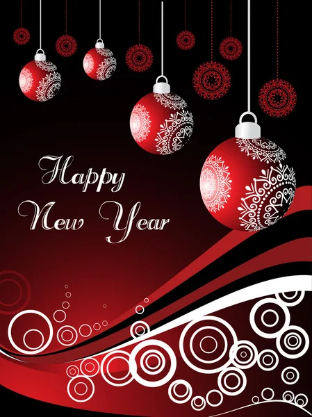 Feliz año nuevo fondo de pantalla para 2011 — Vector de stock