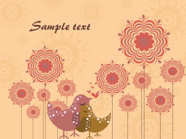 Abstract love background clipart