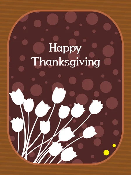 Вектор для счастливого Дня благодарения — стоковый вектор