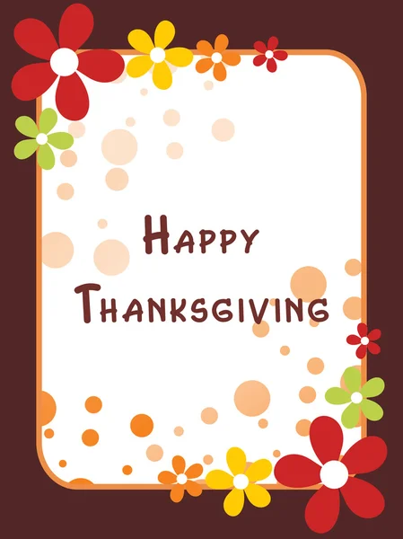 Vector for happy thanksgiving day — Stock Vector
