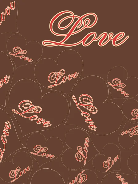 Εικονογράφηση φορέας για την αγάπη — Διανυσματικό Αρχείο