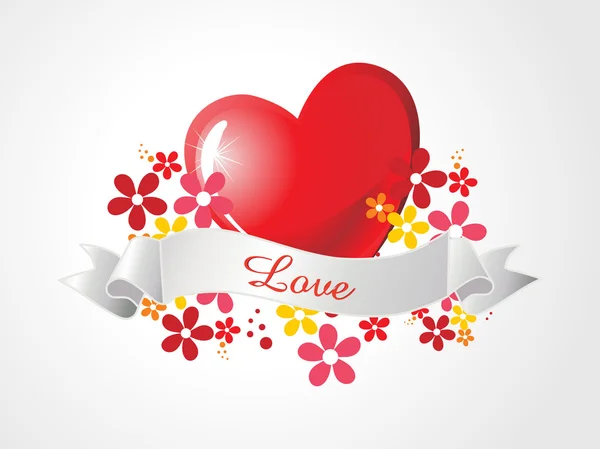 Illustration vectorielle pour l'amour — Image vectorielle