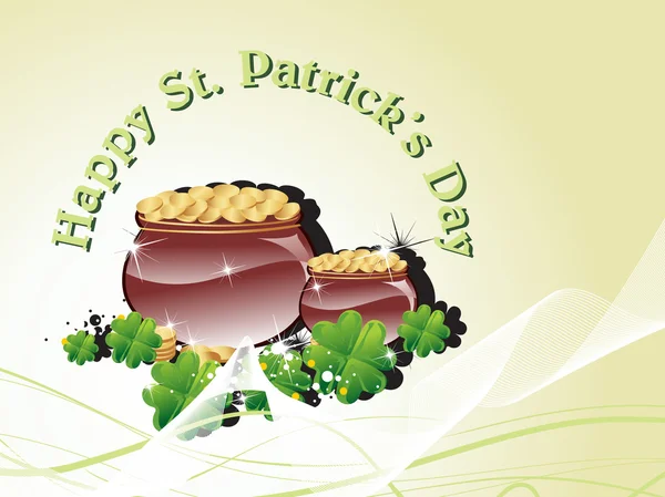 Ilustración para el feliz St. Patrick — Archivo Imágenes Vectoriales