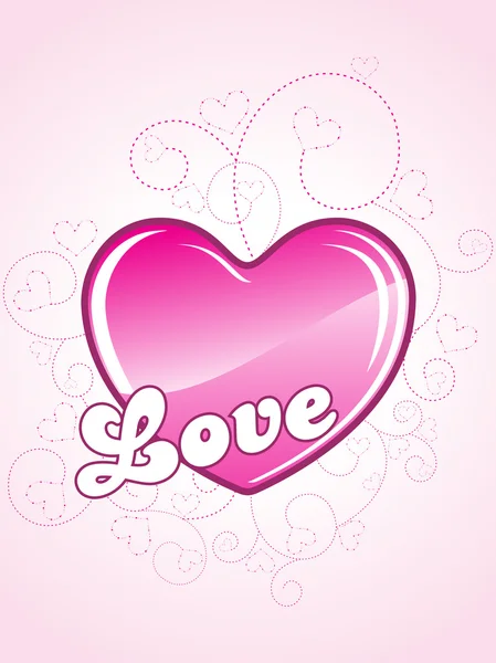 Fond pour l'amour — Image vectorielle