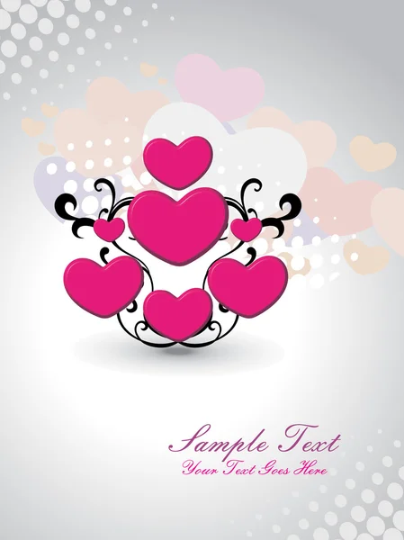 Fond pour l'amour — Image vectorielle