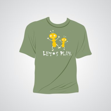 arka plan ile izole tshirt