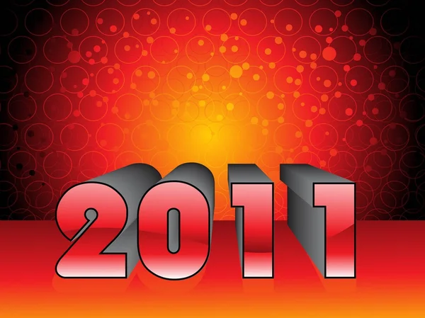 Ano Novo 2011 ilustração — Vetor de Stock
