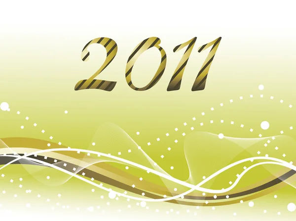 Новий 2011 рік ілюстрація — стоковий вектор