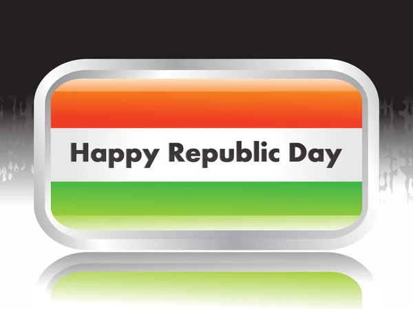 Köztársaság napja hazafias szemléltetése — Stock Vector