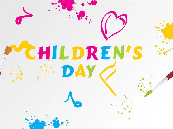 Contexte pour la journée des enfants — Image vectorielle
