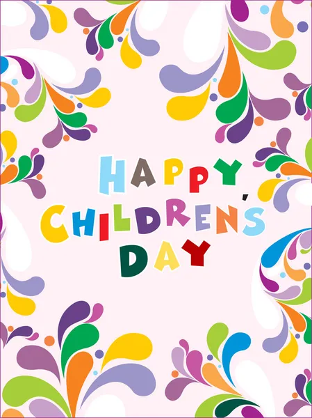 Hintergrund für Kindertag — Stockvektor