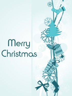 Illustration for merry christmas clipart