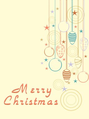 neşeli Noel için vektör çizim