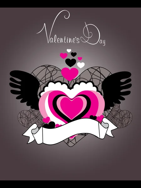 Ilustración Vectorial Para Día San Valentín — Archivo Imágenes Vectoriales
